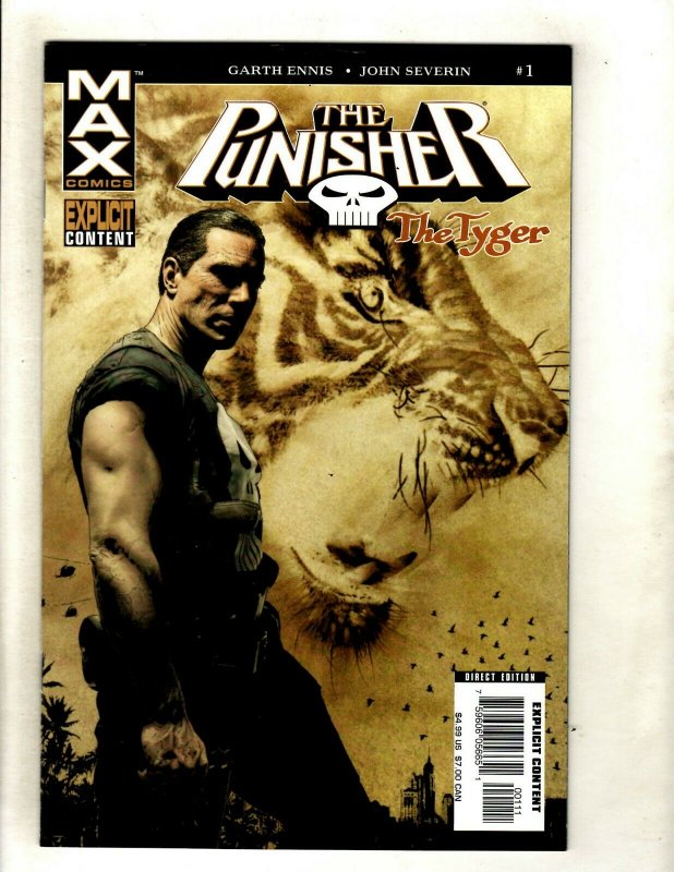 7 Punisher One Shots XMas Nature Annual 1 Tyger Black Book + XMas + The Cell RP6