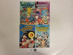 4 Uncle Scrooge Adventures Gladstone Comic Books #9 11 12 13 50 TJ31