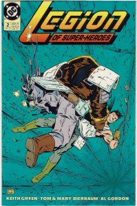 Legion of Super-Heroes #2 (1989 v4) Keith Giffen Circe NM-