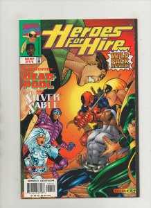 Heroes For Hire #11 - Deadpool & Silver Sable - (Grade 9.2) 1998
