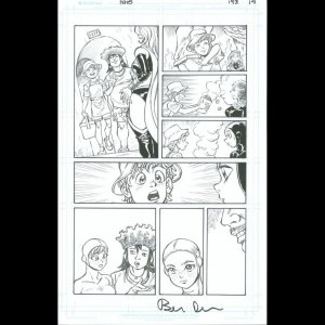 NINJA HIGH SCHOOL Issue 293Page 14 Original art Signed by Ben Dunn