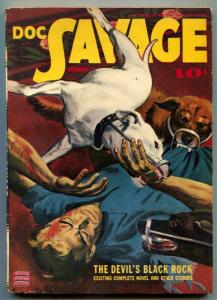 Doc Savage Pulp September 1942- Devil's Black Rock FN