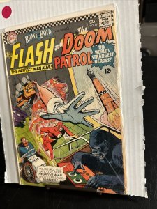 the Brave and the Bold presents Flash & Doom Patrol # 65 - DC 1966 - Silver Age