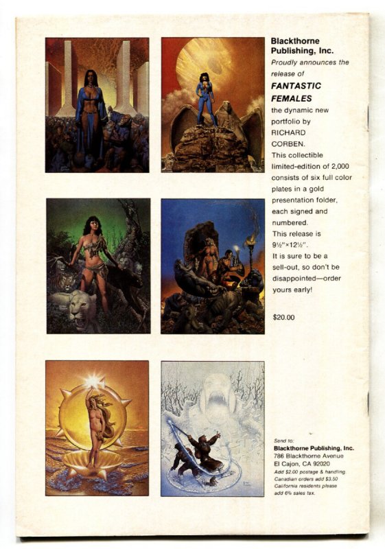 Sheena Queen of The Jungle 3-D #1  1985 - Blackthorn  -VF/NM - Comic Book