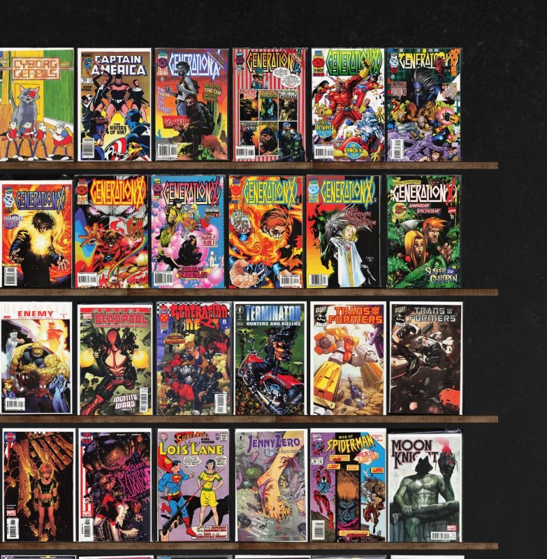 Huge Lot 160+ Comics with Generation X, Jla, The Uncanny X-Men & More!