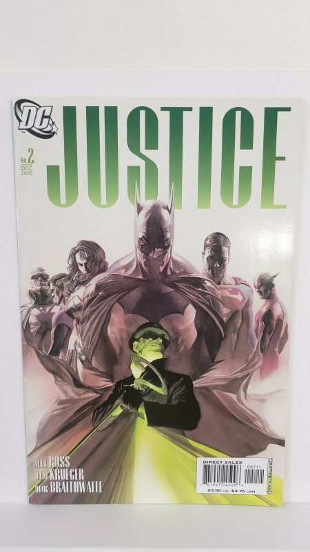 Justice #1-12 Alex Ross Complete Series 2005 DC Comics Comic Lot 