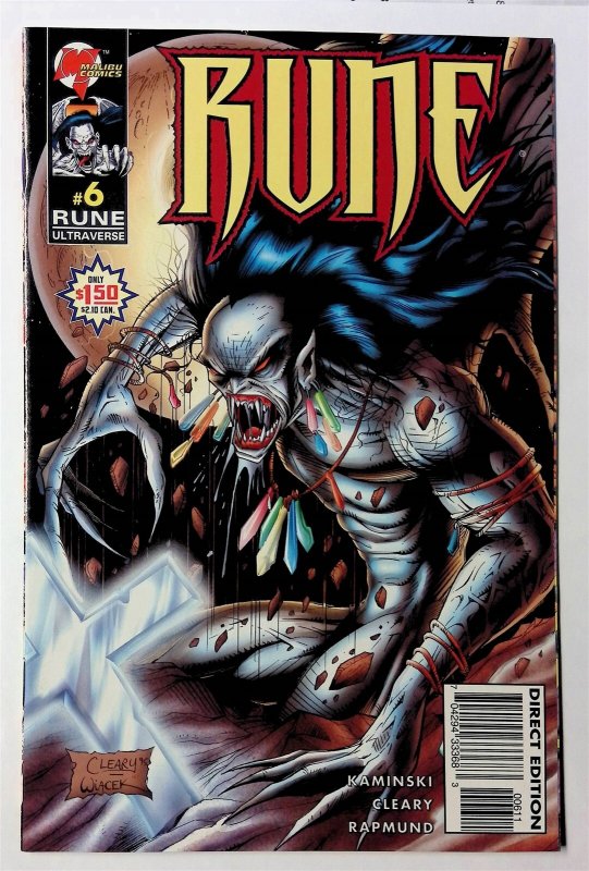 Rune (Vol. 2) #6 (March 1996, Malibu) FN/VF