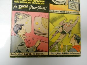 1959 SUPERMAN #132 Batman app ZAL-EL Futuro VG-