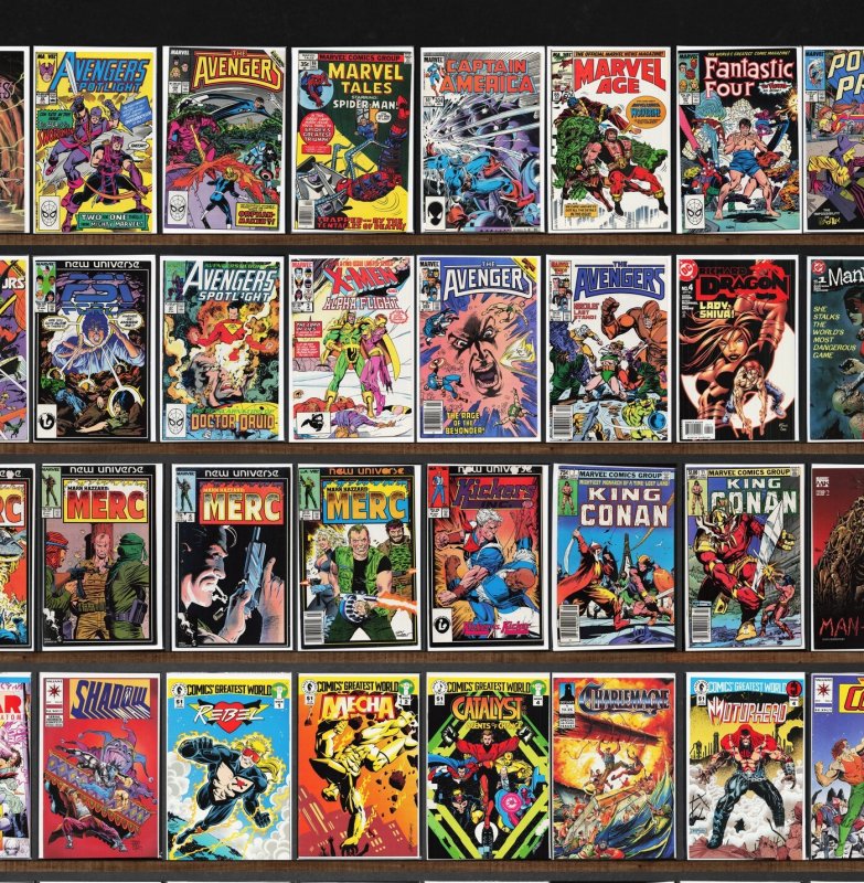 Huge Lot 150+ Comics with Fantastic Four, The Avengers & More!