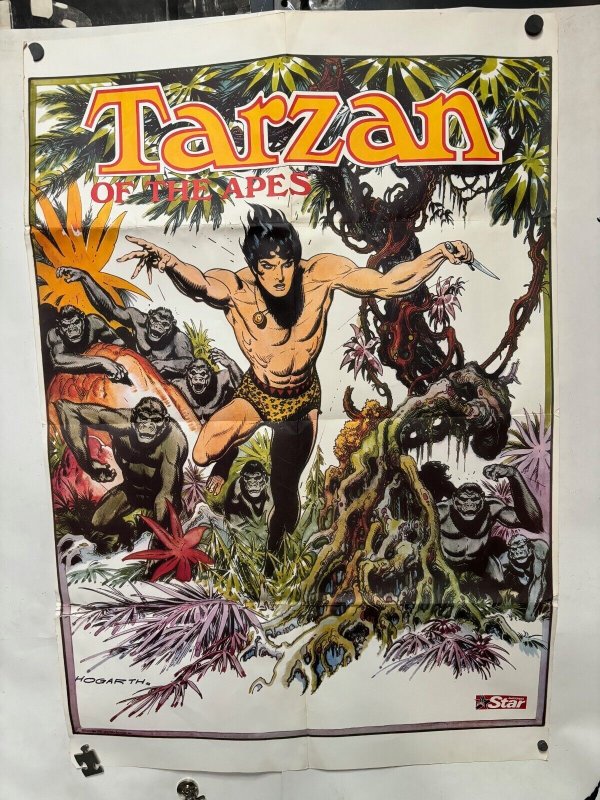 Tarzan Of The Apes Poster National Star 24 x 36 Burne Hogarth Vintage 1972