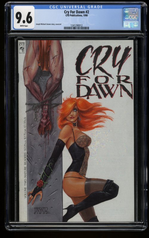 Cry for Dawn #2 CGC NM+ 9.6 White Pages