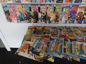 Huge Lot 180 Bronze Comics W/ Kamandi, Our Army at War, Superman +More Avg FN/VF