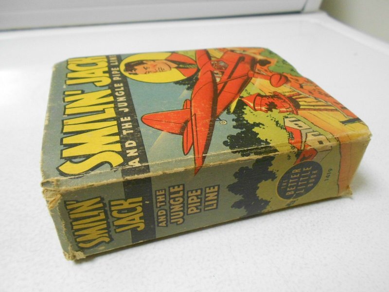 1947 SMILIN' JACK Jungle Pipe Line Zack Mosley BIG LITTLE BOOK FN