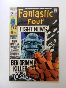 Fantastic Four #92 (1969) FN/VF condition