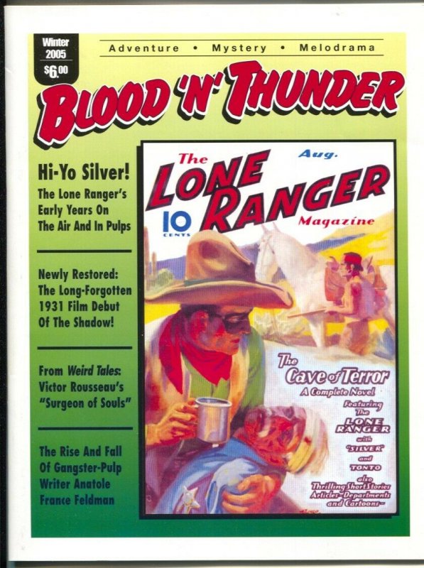 Blood 'n' Thunder-Winter 2005-Ed Hulse-Lone Ranger-Big Little Books-Weird Tales-