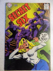 SECRET SIX # 2 DC HTF ACTION