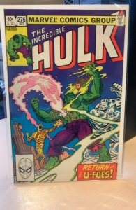 The Incredible Hulk #276 (1982) 9.0 VF/NM