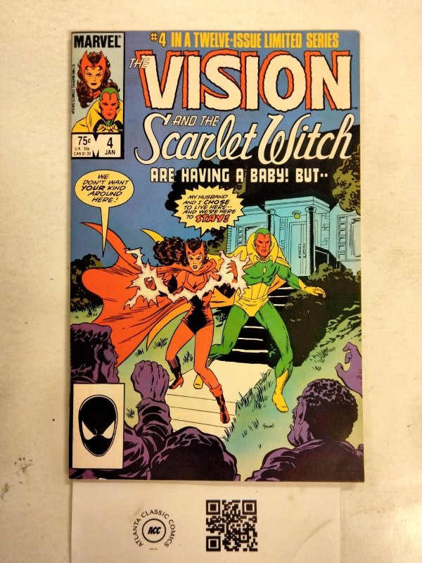 Vision and Scarlet Witch #4 VF- Marvel Comics comic book 1 JW64