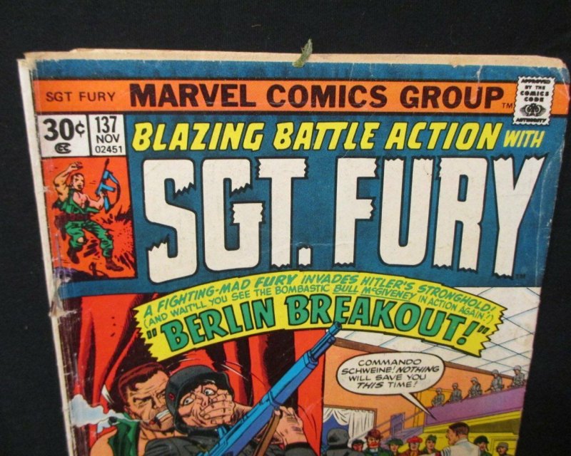 Sgt. Fury and His Howling Commandos #137 (Nov 1976, Marvel)