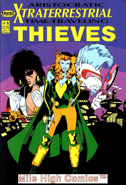 ARISTOCRATIC XTRATERRESTRIAL TIME-TRAVELING THIEVES (1987 Series) #8 Very Fine 