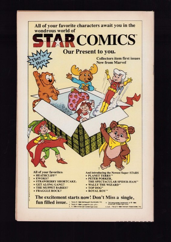 Uncanny X-Men #192 - Direct Edition. John Romita Jr. Cover (7.5/8) 1985