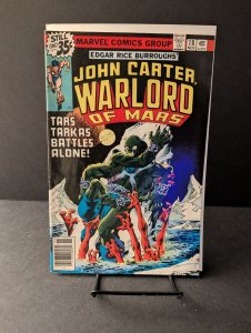 John Carter Warlord of Mars #18 1st Frank Miller Published Marvel Work (1978)