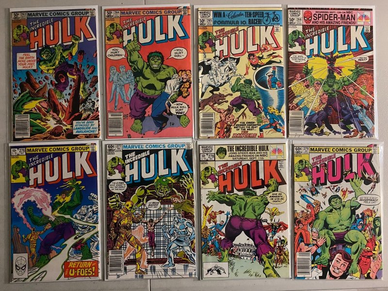 Incredible Hulk lot #248-300 + 2 Ann. Marvel 1st (average 6) 35 diff (1980-'84)