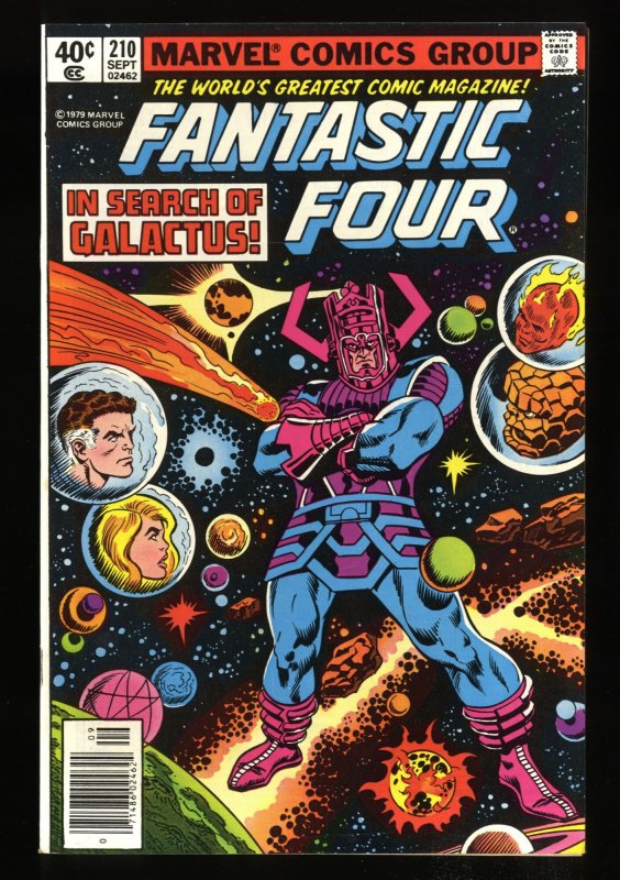 Fantastic Four #210 VF 8.0 Galactus!