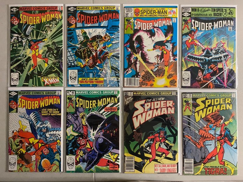 Spider-Woman comics lot #2-50 33 diff avg 6.0 (1978-83)
