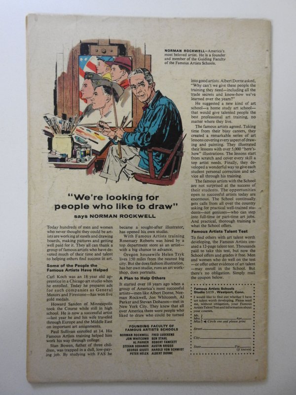 Thor #130 (1966) VG Condition staple holes along spine, 1/2 in spine split