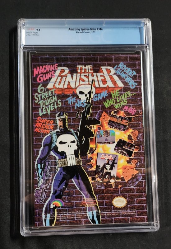 Amazing Spider-Man #344 - 1st App Cletus Kasady (CGC 9.8) 1991