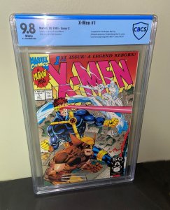 X-Men #1 (CBCS 9.8 NM-MT)  Cover C (1st Omega Red Cameo)  1991