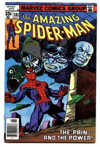 AMAZING SPIDER-MAN #181 comci book-1978-DR. DOOM-MARVEL-SPIDEY!