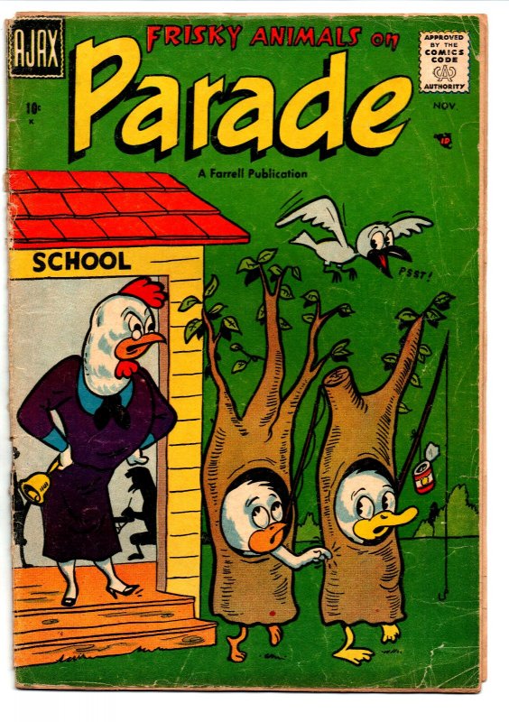 Frisky Animals on Parade #2 - Ajax - 1957 - GD 