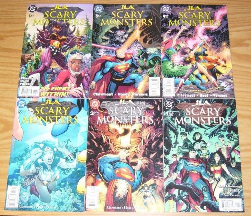 JLA: Scary Monsters #1-6 VF/NM complete series - chris claremont - art adams set