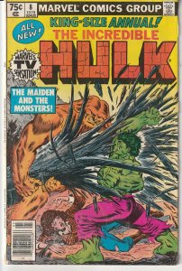 The Incredible Hulk Annual #8 (1979) 1st App. of Sasquatch from Alpha Flight