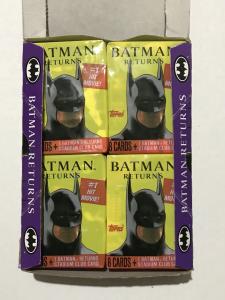 Complete Box of 1992 Topps Batman Returns Movie Photo Collectors Cards