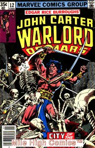 JOHN CARTER (1977 Series)  (WARLORD OF MARS) (MARVEL) #12 Very Good Comics Book