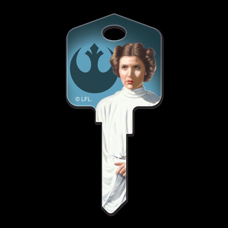 Star Wars Key Blanks Schlage SC1, Princess Leia