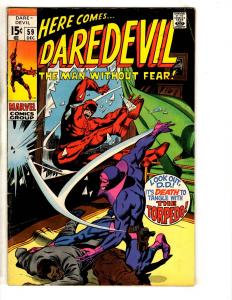 Daredevil # 59 FN Marvel Comic Book Avengers Spider-Man Hulk Iron Man CR45