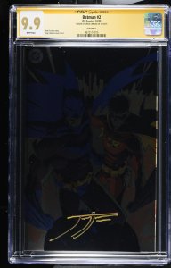 BATMAN #2 DC 2025 JORGE JIMENEZ SIGNED FOIL VIRGIN VARIANT CGC SS 9.9 NOT 9.8