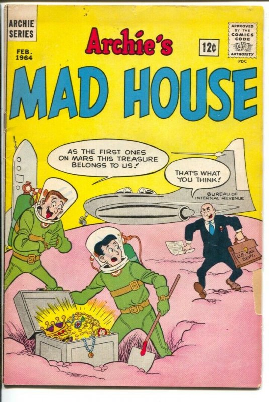 Archie's Mad House #31 1964-Mars sci-fi cover-Alice The Space Girl-VG