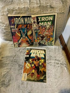 Lot of 3 Books Iron Man Marvel Comics (1984) #186 205 & 301 