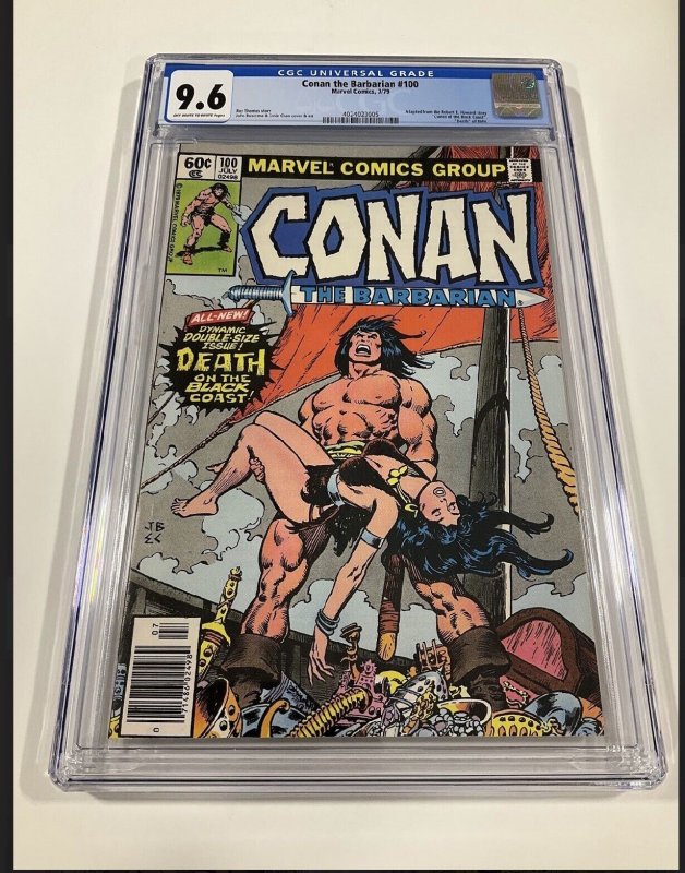 Conan The Barbarian 100 cgc 9.6 ow/w pages 1979 (03,05) 
