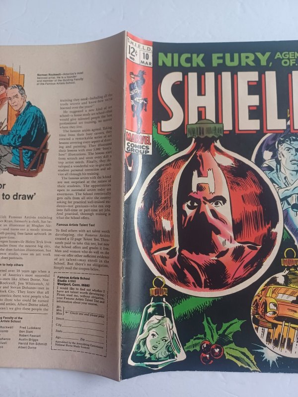 Nick Fury, Agent of SHIELD #10 - Hate Monger - 1969 - (-VF)