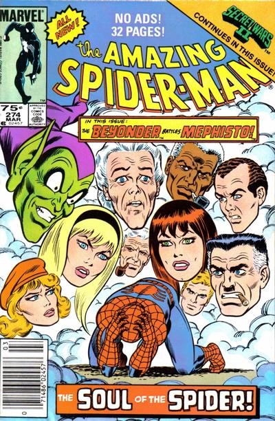 Amazing Spider-Man #274 (ungraded) stock photo