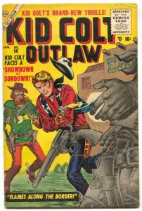 Kid Colt Outlaw #56 1956- Maneely- Tuska- Western VG