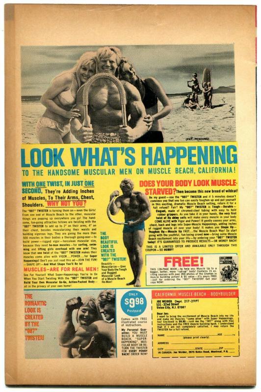 THE PHANTOM #30 1969 CHARLTON COMICS TIGER COVER JUNGLE- FN/VF