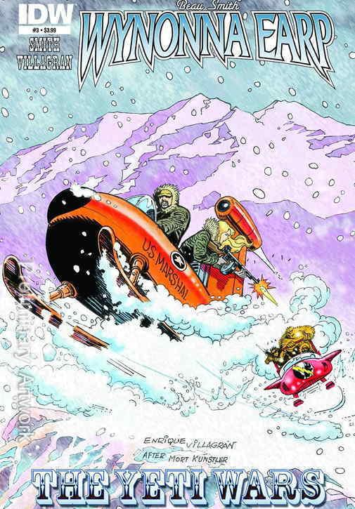 Wynonna Earp: Yeti Wars #3 VG; IDW | low grade comic - save on shipping - detail