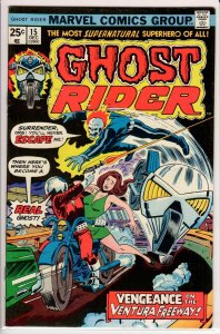 Ghost Rider #15 (1975) 6.5 FN+